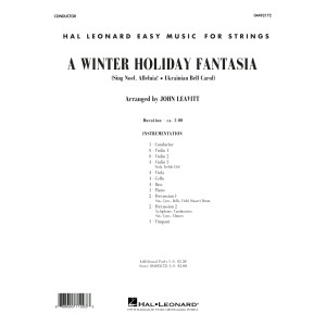A Winter Holiday Fantasia - Conductor Score (Full Score)